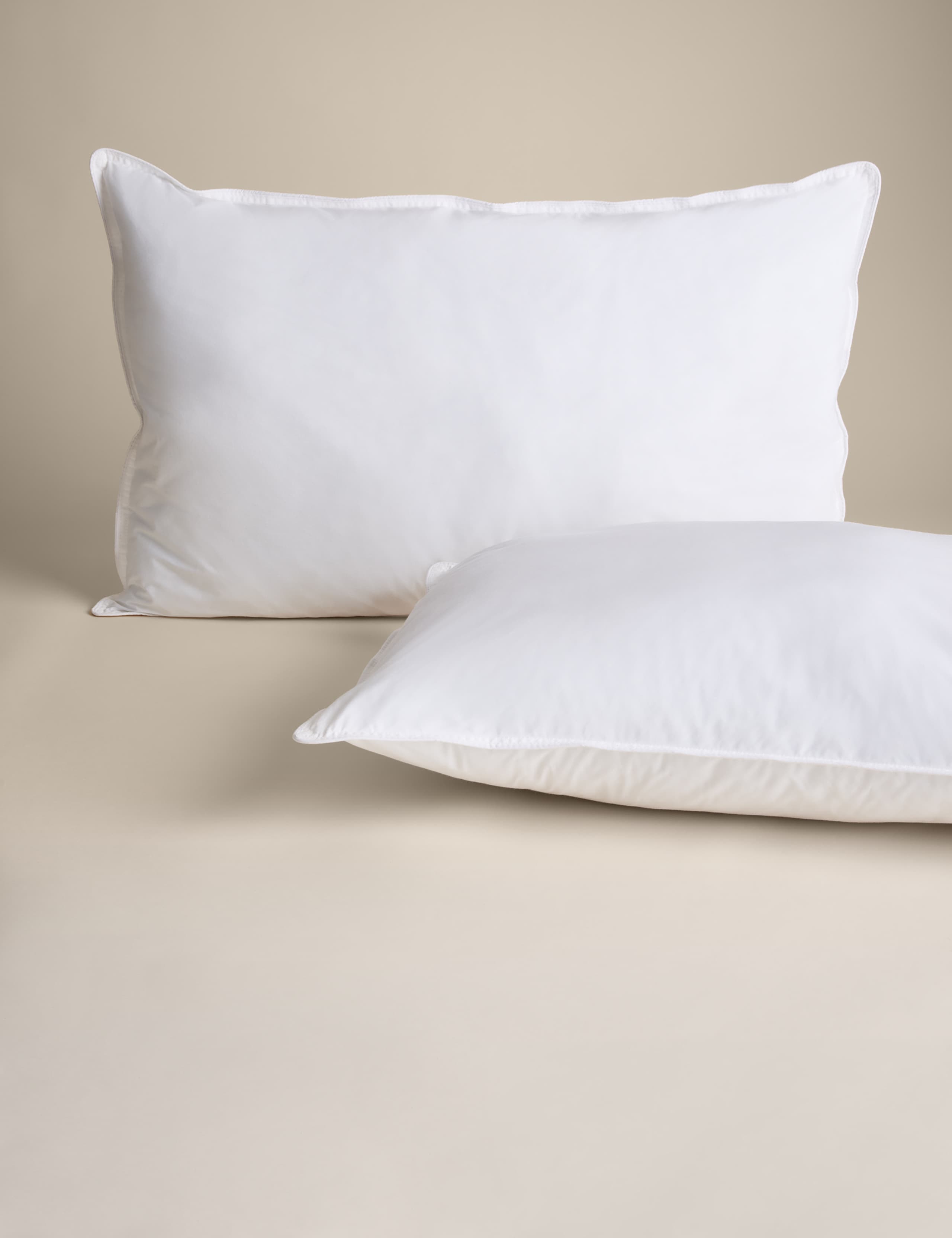 2 Pack Ultimate Comfort Pure Cotton Medium Pillows