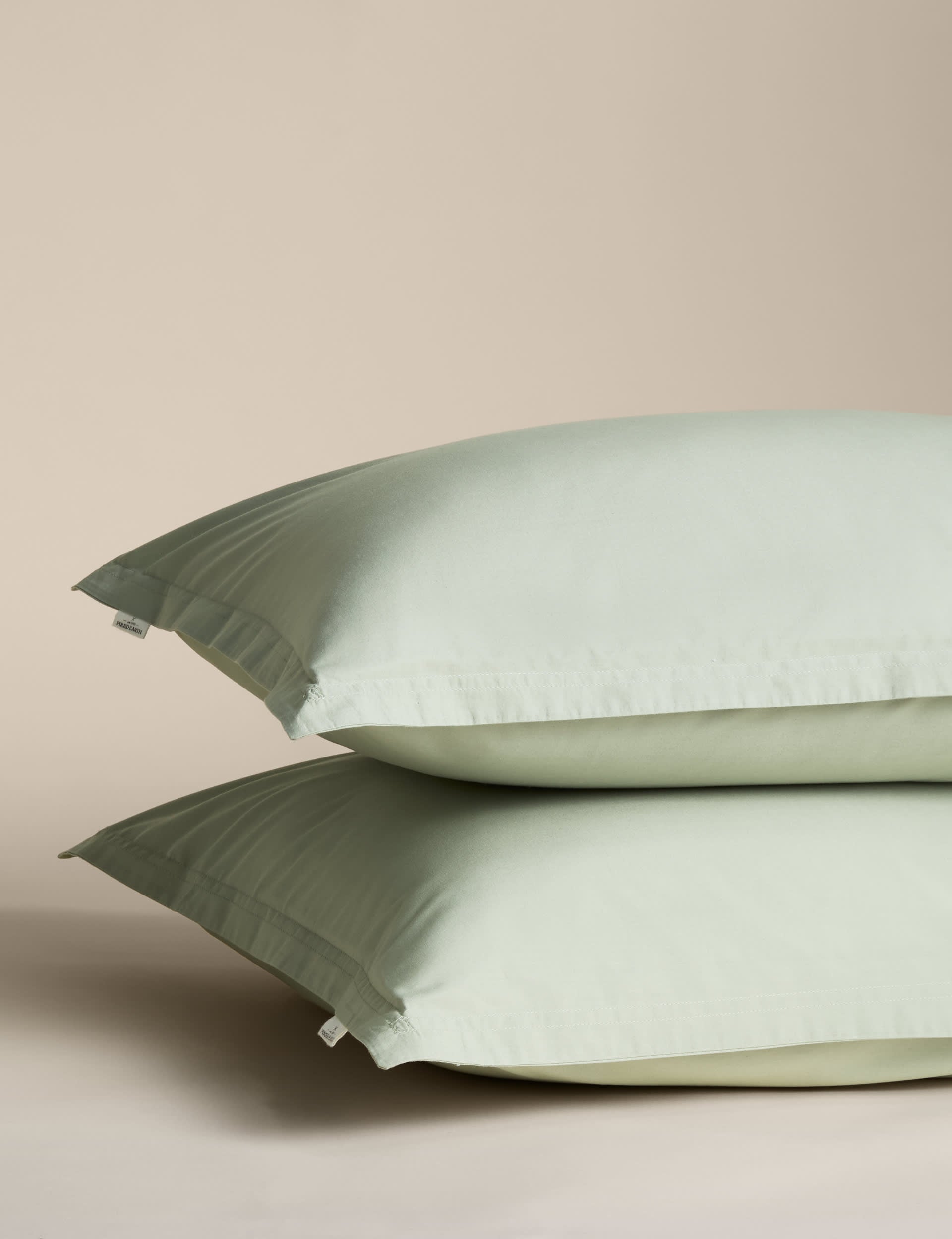 M&S X Fired Earth washed cotton Oxford pillowcases 2 pack - British product