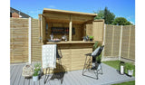 Forest Garden Shiplap Pent Garden Bar - 6 x 3ft