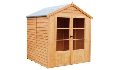 Shire Oatland Overlap Summerhouse 6x6 Wooden Garden Summerhouse
