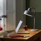 Habitat Benson metal table lamp in matt grey, UK version
