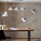 Habitat Benson metal table lamp in matt grey, UK version