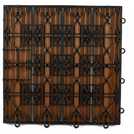 Workpro Decking Tiles 4 Pieces - Brown-Slatted