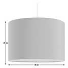 Argos Home green easy fit drum lampshade 30cm - British product