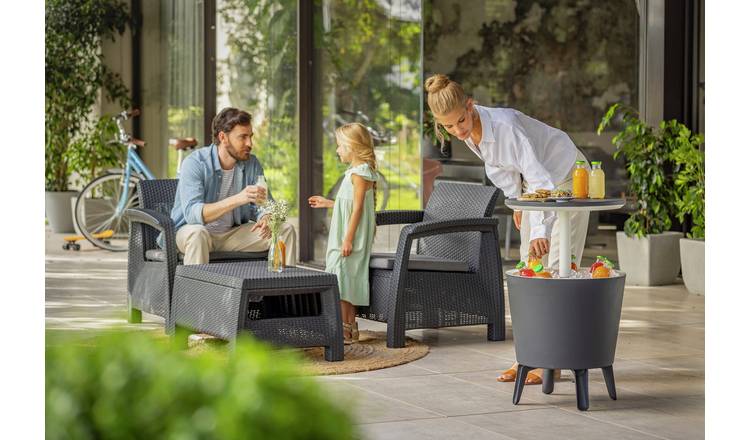 Keter 30L Classic Cool Bar Dark Grey, UK version