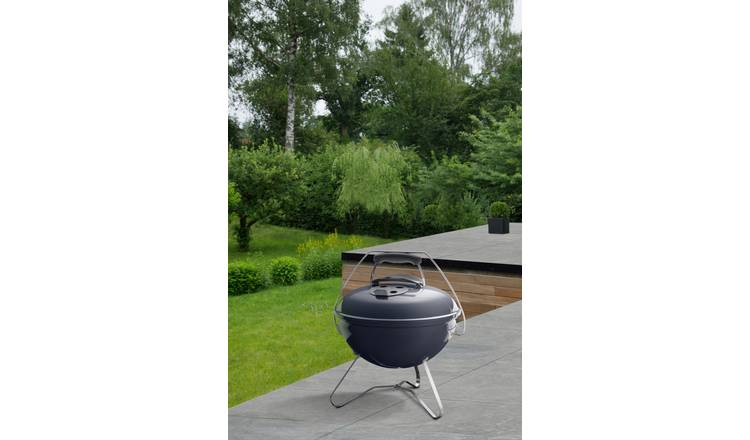 Weber Smokey Joe portable charcoal BBQ Slate Blue 5.5kg (British brand)