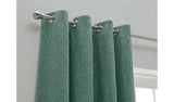 Habitat Blackout Eyelet Curtains Forest Green 168x183cm, UK version