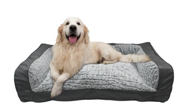Grey sofa bed for large dogs, UK version