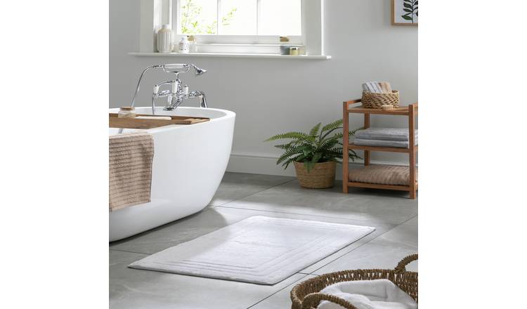 Habitat white bath mat 80 x 50 cm, UK version