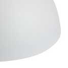 Habitat Mushroom 40cm metal table lamp white, UK version