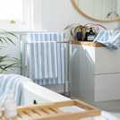 Habitat Coastal Stripe 2 Piece Face Cloth - Blue & White