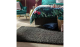 Habitat cosy black shaggy rug 200x290cm, UK version