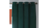 Habitat Emerald Velvet Eyelet Curtains 117x183cm, UK version