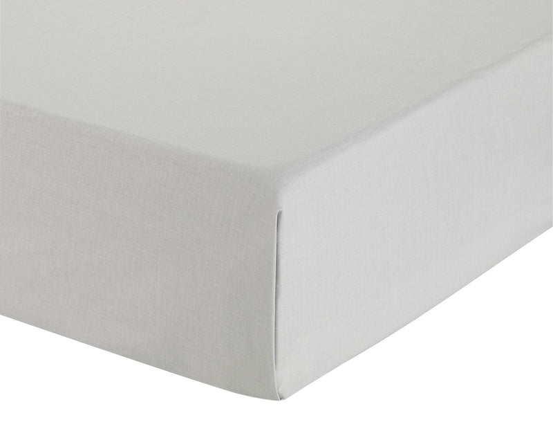 Habitat plain grey flat sheet superking, UK version