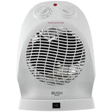 Bush 2.4kW upright oscillating fan heater - British product