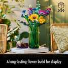 LEGO Icons Wildflower Bouquet Flowers Set for Adults 10313