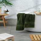 Habitat Egyptian Cotton bath sheet in Forest Green, size 100x150cm, UK version