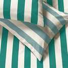 Habitat stripe green and white duvet cover set double, UK version