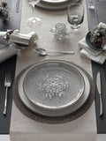 John Lewis Beaded Round Placemat Glass Bead Weave, imported from the UK