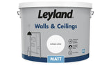 Leyland matt emulsion paint Brilliant White 10L, UK version