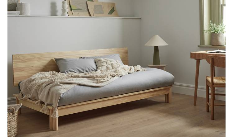 Habitat Akio Guest Bed with 2 Mattresses - Natural