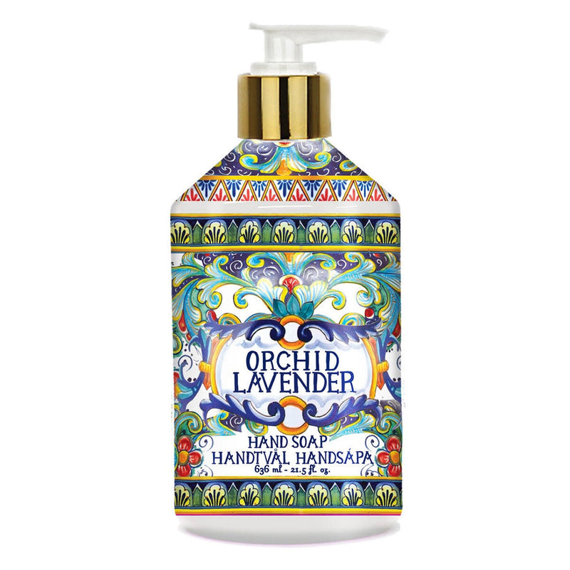 Mediterranean Scented Liquid Hand Soap Collection 4 x 636ml