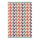 Habitat Brights Geo Tufted hand towel in multicolour, 2 pack, UK version