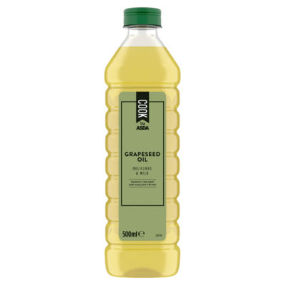 ASDA Cook Grapeseed Oil 500ml Vegetarian Friendly - British product