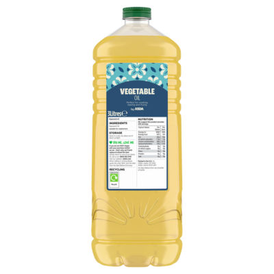 ASDA Vegetable Oil Rapeseed Cooking Oil 3 Litres