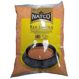 Natco Red Lentils 5kg, imported from the UK