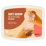 ASDA Soft Scoop Neapolitan ice cream 2 Litres - British product