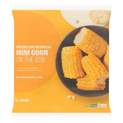 ASDA mini corn on the cob frozen 900g - British product