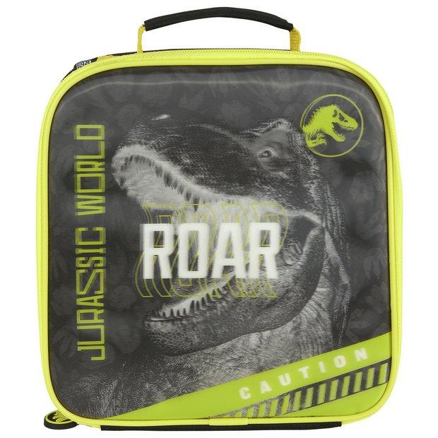 Jurassic World neon lenticular insulated lunch bag 23x22x8cm, UK version