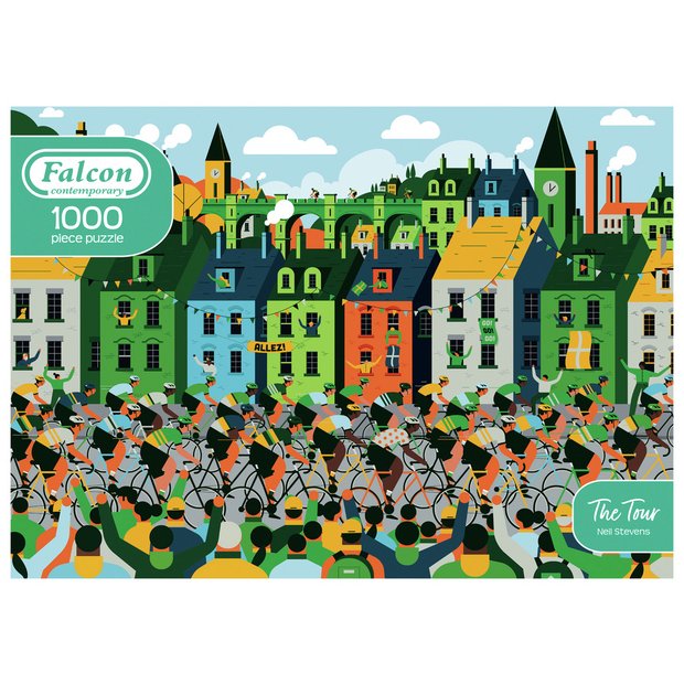 Falcon Contemporary The Tour 1000 piece jigsaw puzzle - British product