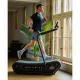 Gymkit Curv Manual Treadmill Black natural wood, UK version