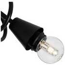 Argos Home Curico Metal 3 Light Flush Ceiling Light - Black