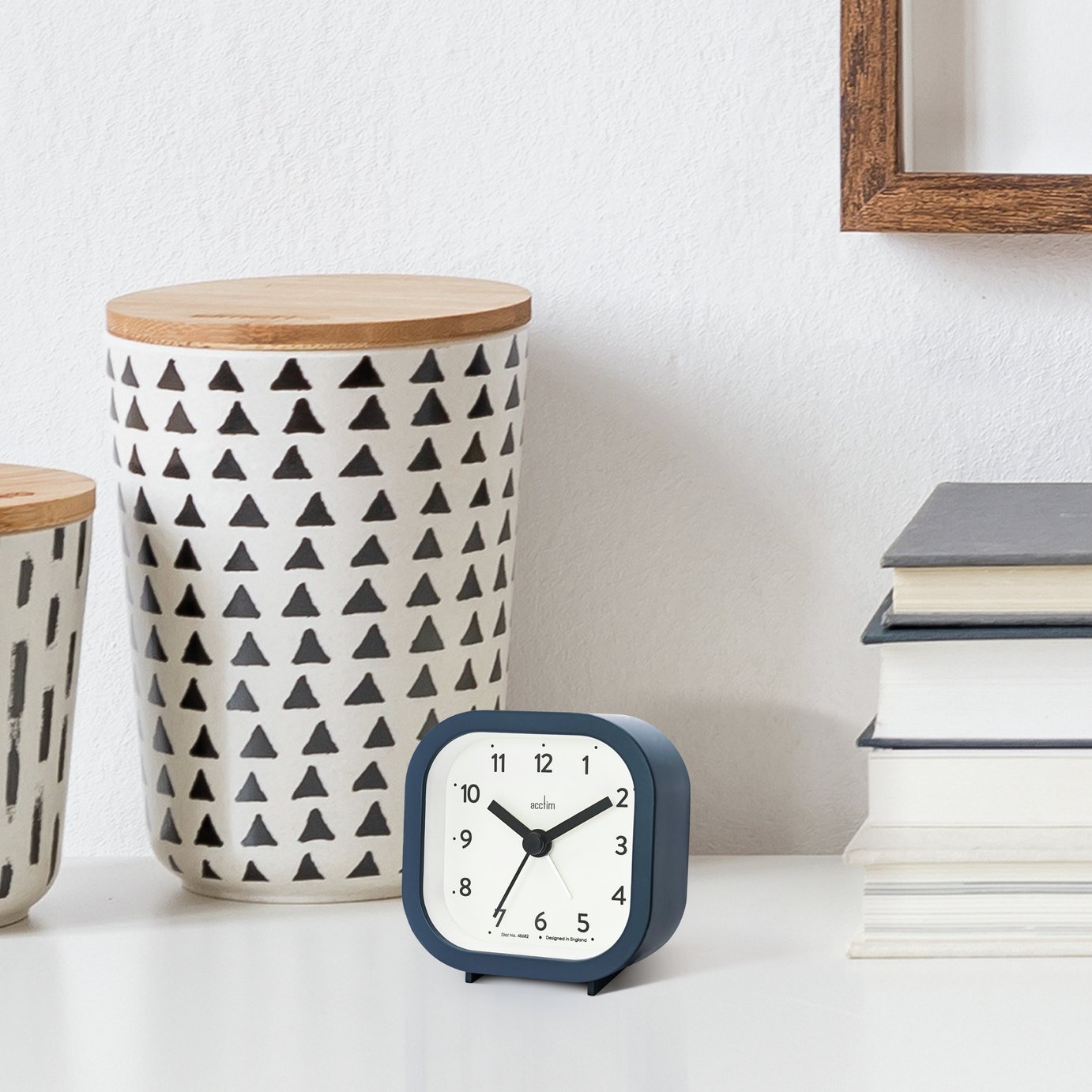 Acctim Blue Analogue Alarm Clock - British product