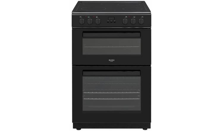 Bush double oven electric cooker black 60cm - British product