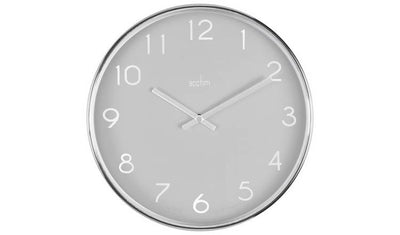 Acctim Elma Analogue Wall Clock Grey 25cm