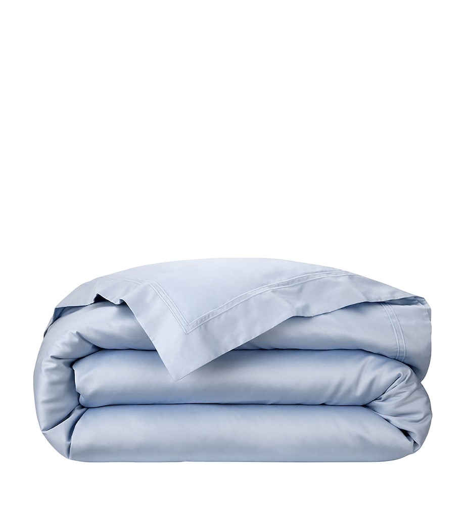 Yves Delorme Triomphe Celeste double duvet cover 200cm x 200cm (British brand)