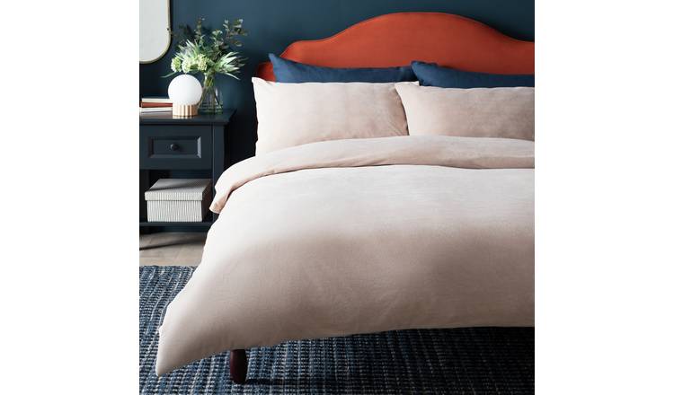 Habitat Slinky Fleece Champagne Bedding Set King size, UK version