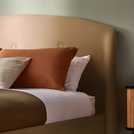 Silentnight Evana Fabric Bed Frame in Beige Superking (British brand)