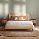 Silentnight Evana Double Boucle Bed Frame - Ivory
