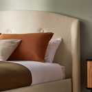 Silentnight Evana Double Boucle Bed Frame - Ivory