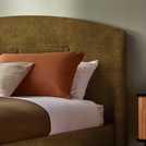 Silentnight Evana olive velvet superking bed frame (British brand)