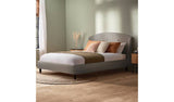 Silentnight Evana double fabric bed frame grey (British brand)