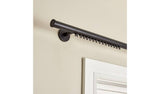 Argos Home black curtain track 150cm - British product