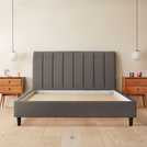 Silentnight Octavia Kingsize Fabric Bed Frame - Granite Grey