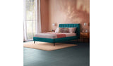 Silentnight Octavia Double Velvet Bed Frame in Teal (British brand)