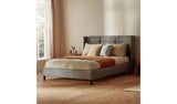 Silentnight Kingsize Fabric Bed Frame Stone Grey (British brand)